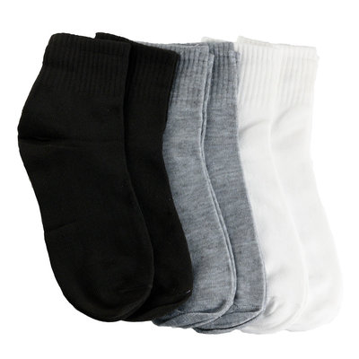 Decopatent 6 PAAR Compressie Reissokken / Vliegtuigsokken Unisex - Disposable Socks - Dames & Heren Reis sokken voor in het vliegtuig - Comfortabele Reisssokken Man / Vrouw / Unisex - Elastische Hardloop / Sport sokken - SET van 6 Paar Maat 35-44 - Decopatent®