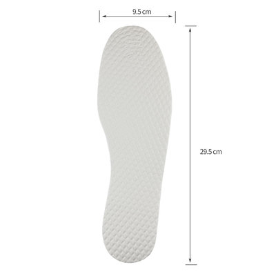 Decopatent 4 PAAR Comfortabele Inlegzolen Tegen Hielspoor En Onderdrukking Van Pijn - Inlegzooltjes zijn eenvoudig op uw maat te knippen. Geschikt voor Maat: 34/35/36/37/38/39/40/41/42/43/44/45 - Decopatent®