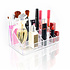 Decopatent Make up Organizer met 16 Vakken – Make-up Organizer Transparant - Sieraden Makeup Cosmetica Opbergsysteem - Display Houder voor Lippenstift / Nagellak / Brushes / Visagie - Make up kwasten / Sieraden etc. - Decopatent®