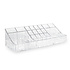 Decopatent Make up Organizer met 20 Vakken – Make-up Organizer Transparant - Sieraden Makeup Cosmetica Opbergsysteem - Display Houder voor Lippenstift / Nagellak / Brushes / Visagie - Make up kwasten / Sieraden etc. - Decopatent®