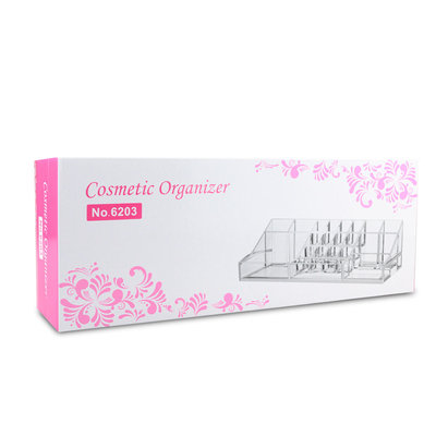 Decopatent Make up Organizer met 20 Vakken – Make-up Organizer Transparant - Sieraden Makeup Cosmetica Opbergsysteem - Display Houder voor Lippenstift / Nagellak / Brushes / Visagie - Make up kwasten / Sieraden etc. - Decopatent®