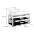 Decopatent Make up Organizer met 8 Vakken & 2 Schuif Laden – Make-up Organizer Transparant - Sieraden Makeup Cosmetica Opbergsysteem - Display Houder voor Lippenstift / Nagellak / Brushes / Visagie - Make up kwasten / Sieraden etc. - Decopatent®