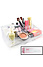 Decopatent XXL Make up Organizer met 9 Vakken – Make-up Organizer Transparant - Sieraden Makeup Cosmetica Opbergsysteem - Display Houder voor Lippenstift / Nagellak / Brushes / Visagie - Make up kwasten / Sieraden etc. - Decopatent®