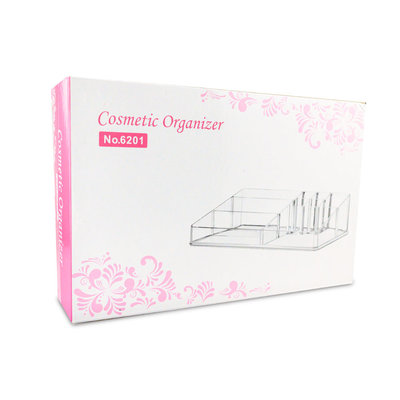 Decopatent XXL Make up Organizer met 9 Vakken – Make-up Organizer Transparant - Sieraden Makeup Cosmetica Opbergsysteem - Display Houder voor Lippenstift / Nagellak / Brushes / Visagie - Make up kwasten / Sieraden etc. - Decopatent®