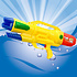 Decopatent XL Waterpistool - Super soaker waterpistool voor jongens - Jumbo waterkanon - Dubbel Shots supersoaker water pistool voor kinderen - Waterspeelgoed Watergeweer - Water gun met groot water reservoir - Afm 63.5x10x26 Cm - 1.8 Liter - GEEL - Decopatent®