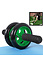 Decopatent AB Roller Groen - Trainingswiel voor buikspieren – Buikspiertrainer / buikspierwiel / buikspier roller / Ab Wheel - Luxe uitvoering met Mat, foam handvatten en stabiel buikspier wiel om buikspieren te trainen - Decopatent®