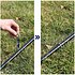 Decopatent Badminton net / Tennis net in hoogte verstelbaar - 3 meter breed & max 155 cm hoog - Set bestaat uit sportnet, stevig frame en opbergtas - Badmintonnet / Tennisnet voor tuin, camping, speelplaats , vakantie - Easy en eenvoudig meenemen - Decopatent®