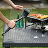 Decopatent 2-in-1 PRO BBQ Borstel met Schraper en Handvat voor reininging van Barbecue of Grill - Bbq Schoonmaakborstel - Bbq reinigen - Barbecueborstels - Barbecue Staalborstel staal / Rvs - bbq schoonmaken / Reinigen met Borstels met Schraper - Decopatent®