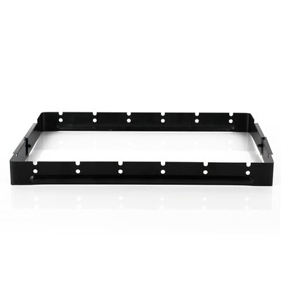 Decopatent BBQ Grill Spiezen Houder voor 6 Spiezen - BBQ Spies Houder - Platte Barbeque / Grill / Kebab / Sate Pennen / Vleespennen - Spies Set Metaal met barbecue houder - Sateprikkers - Spiezen voor op de Barbecue - Decopatent®