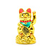 Decopatent Maneki Neko Lucky Cat - Zwaaiende kat met bewegende arm - Japanse / Chinese  gelukskat - Geluksbrenger Chinese kat - Japanse gelukskat - Maat: S -> 12 Cm Hoog - Decopatent®