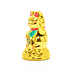 Decopatent Maneki Neko Lucky Cat - Zwaaiende kat met bewegende arm - Japanse / Chinese  gelukskat - Geluksbrenger Chinese kat - Japanse gelukskat - Maat: S -> 12 Cm Hoog - Decopatent®
