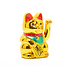 Decopatent Maneki Neko Lucky Cat - Zwaaiende kat met bewegende arm - Japanse / Chinese  gelukskat - Geluksbrenger Chinese kat - Japanse gelukskat - Maat: M -> 16 Cm Hoog - Decopatent®