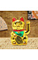 Decopatent Maneki Neko Lucky Cat - Zwaaiende kat met bewegende arm - Japanse / Chinese  gelukskat - Geluksbrenger Chinese kat - Japanse gelukskat - Maat: XL -> 18.2 Cm Hoog - Decopatent®