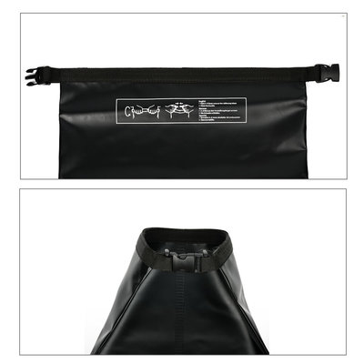 Decopatent Waterdichte Tas Ocean Pack 30L - Waterproof Dry Bag Sack - Schoudertas Droogtas 100% Waterdicht - Survival Outdoor Drybag Rugzak - Survival Bag plunjezak - Outdoor Tas - Reistas - Boottas - Zeiltas - Drybags 30 Liter - Kleur: ZWART - Decopatent®