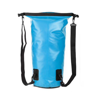 Decopatent Waterdichte Tas Ocean Pack 30L - Waterproof Dry Bag Sack - Schoudertas Droogtas 100% Waterdicht - Survival Outdoor Drybag Rugzak - Survival Bag plunjezak - Outdoor Tas - Reistas - Boottas - Zeiltas - Drybags 30 Liter - Kleur: BLAUW - Decopatent®