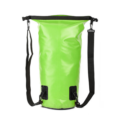 Decopatent Waterdichte Tas Ocean Pack 30L - Waterproof Dry Bag Sack - Schoudertas Droogtas 100% Waterdicht - Survival Outdoor Drybag Rugzak - Survival Bag plunjezak - Outdoor Tas - Reistas - Boottas - Zeiltas - Drybags 30 Liter - Kleur: GROEN - Decopatent®