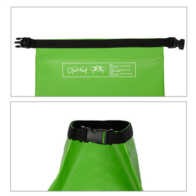 Decopatent Waterdichte Tas Ocean Pack 20L - Waterproof Dry Bag Sack - Schoudertas Droogtas 100% Waterdicht - Survival Outdoor Drybag Rugzak - Survival Bag plunjezak - Outdoor Tas - Reistas - Boottas - Zeiltas - Drybags 20 Liter - Kleur: GROEN - Decopatent®