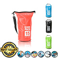 Decopatent Waterdichte Tas Ocean Pack 15L - Waterproof Dry Bag Sack - Schoudertas Droogtas 100% Waterdicht - Survival Outdoor Drybag Rugzak - Survival Bag plunjezak - Outdoor Tas - Reistas - Boottas - Zeiltas - Drybags 15 Liter - Kleur: ROOD - Decopatent®