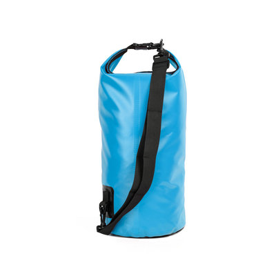 Decopatent Waterdichte Tas Ocean Pack 15L - Waterproof Dry Bag Sack - Schoudertas Droogtas 100% Waterdicht - Survival Outdoor Drybag Rugzak - Survival Bag plunjezak - Outdoor Tas - Reistas - Boottas - Zeiltas - Drybags 15 Liter - Kleur: BLAUW - Decopatent®