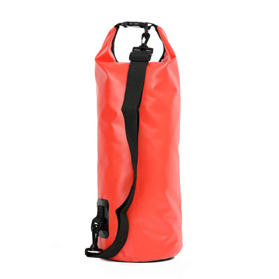 Decopatent Waterdichte Tas Ocean Pack 10L - Waterproof Dry Bag Sack - Schoudertas Droogtas 100% Waterdicht - Survival Outdoor Drybag Rugzak - Survival Bag plunjezak - Outdoor Tas - Reistas - Boottas - Zeiltas - Drybags 10 Liter - Kleur: ROOD - Decopatent®