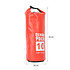 Decopatent Waterdichte Tas Ocean Pack 10L - Waterproof Dry Bag Sack - Schoudertas Droogtas 100% Waterdicht - Survival Outdoor Drybag Rugzak - Survival Bag plunjezak - Outdoor Tas - Reistas - Boottas - Zeiltas - Drybags 10 Liter - Kleur: ROOD - Decopatent®