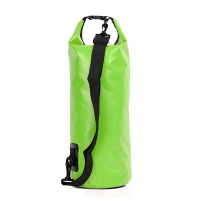 Decopatent Waterdichte Tas Ocean Pack 10L - Waterproof Dry Bag Sack - Schoudertas Droogtas 100% Waterdicht - Survival Outdoor Drybag Rugzak - Survival Bag plunjezak - Outdoor Tas - Reistas - Boottas - Zeiltas - Drybags 10 Liter - Kleur: GROEN - Decopatent®