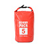 Decopatent Waterdichte Tas Ocean Pack 5L - Waterproof Dry Bag Sack - Schoudertas Droogtas 100% Waterdicht - Survival Outdoor Drybag Rugzak - Survival Bag plunjezak - Outdoor Tas - Reistas - Boottas - Zeiltas - Drybags 5 Liter - Kleur: ROOD - Decopatent®