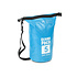 Decopatent Waterdichte Tas Ocean Pack 5L - Waterproof Dry Bag Sack - Schoudertas Droogtas 100% Waterdicht - Survival Outdoor Drybag Rugzak - Survival Bag plunjezak - Outdoor Tas - Reistas - Boottas - Zeiltas - Drybags 5 Liter - Kleur: BLAUW - Decopatent®