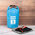 Decopatent Waterdichte Tas Ocean Pack 5L - Waterproof Dry Bag Sack - Schoudertas Droogtas 100% Waterdicht - Survival Outdoor Drybag Rugzak - Survival Bag plunjezak - Outdoor Tas - Reistas - Boottas - Zeiltas - Drybags 5 Liter - Kleur: BLAUW - Decopatent®
