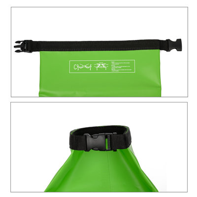 Decopatent Waterdichte Tas Ocean Pack 5L - Waterproof Dry Bag Sack - Schoudertas Droogtas 100% Waterdicht - Survival Outdoor Drybag Rugzak - Survival Bag plunjezak - Outdoor Tas - Reistas - Boottas - Zeiltas - Drybags 5 Liter - Kleur: GROEN - Decopatent®