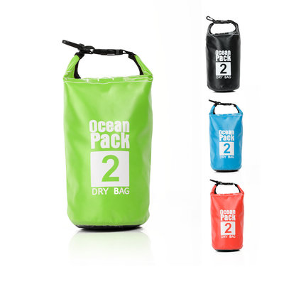 Decopatent Waterdichte Tas Ocean Pack 2L - Waterproof Dry Bag Sack - Droogtas 100% Waterdicht - Survival Outdoor Drybag Rugzak - Survival Bag plunjezak - Outdoor Tas - Reistas - Boottas - Zeiltas - Drybags 2 Liter - Kleur: GROEN - Decopatent®