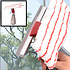 Decopatent Dubbelzijdige Raamwisser / Raamtrekker met Spray functie - Raam wisser / trekker voor glazen ramen of Douche - Window Cleaner - Ramen wassen en Zemen - Ruitenreiniger - Ramenwasser - Ramenwisser - Ramen wassen zonder strepen - Decopatent®