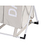 Decopatent Wassorteerder 3 Vakken voor Donkere / Lichte & Gekleurde was - 90 Liter - Opvouwbaar frame -Wasmand 3 Vakken - Badkamer Wassorteerder met 3 vakken - Waszak om was te sorteren op kleur - Kleur: BEIGE - Decopatent®