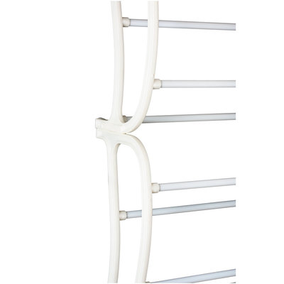 Decopatent Hangend Schoenenrek 12 Laags voor 36 paar Schoenen - Hangende Schoenenkast voor aan de deur of in kast - Organizer voor schoenen opbergen - Schoenenrek / Schoenenkast Opbergsysteem - Metaal - Schoenenrek - Kleur Wit - Decopatent®