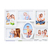 Decopatent XL Fotolijst collage voor 24 Foto's 15 x 10 & 10 x 15 Cm - Fotolijsten Collage foto formaat 12x 15x10 Cm & 12x 10x15 Cm - Fotogalerij fotocollage - Fotolijstje met 24 fotokaders - Fotokader - Afm: 86.5 x 58 Cm - WIT - Decopatent®