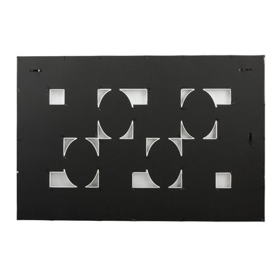 Decopatent XL Fotolijst collage voor 24 Foto's 15 x 10 & 10 x 15 Cm - Fotolijsten Collage foto formaat 12x 15x10 Cm & 12x 10x15 Cm - Fotogalerij fotocollage - Fotolijstje met 24 fotokaders - Fotokader - Afm: 86.5 x 58 Cm - WIT - Decopatent®