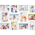 Decopatent XL Fotolijst collage voor 28 Foto's van 10 x 15 & 15 x 10 Cm - Fotolijsten Collage voor foto formaat 14x 10x15 Cm & 14x 15x10 Cm - Fotogalerij fotocollage - Fotolijstje met 28 fotokaders - Fotokader - Afm: 103.5 x 60.5 Cm - WIT - Decopatent®