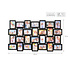 Decopatent XL Fotolijst collage voor 28 Foto's van 10 x 15 & 15 x 10 Cm - Fotolijsten Collage voor foto formaat 14x 10x15 Cm & 14x 15x10 Cm - Fotogalerij fotocollage - Fotolijstje met 28 fotokaders - Fotokader - Afm: 103.5 x 60.5 Cm - Zwart - Decopatent®