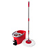 Decopatent Vloermopsysteem met emmer en pendaal - Mop set voor schoonmaken van vloer - Mop dweil met Dweilemmer - Spinmop Disc Dweilset - Vloermop met lange steel voor dweilen van vloeren - Decopatent®