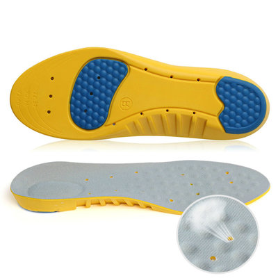 Decopatent Comfortabele Gel/Foam SPORT Inlegzooltjes voor Indoor & Outdoor Sport - Schokdempend - Inlegzooltjes voor tijdens het Sporten - Sport schoenen zooltjes / Inlegzolen - Sport Inlegzool Maat: 36 tm 40 - Dames / Heren - Decopatent®