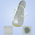 Decopatent Comfortabele Foam SPORT Inlegzooltjes voor Indoor & Outdoor Sport - Schokdempend - Inlegzooltjes voor tijdens het Sporten - Sport schoenen zooltjes / Inlegzolen - Sport Inlegzool Maat: 41 tm 46 - Heren / Dames - Decopatent®