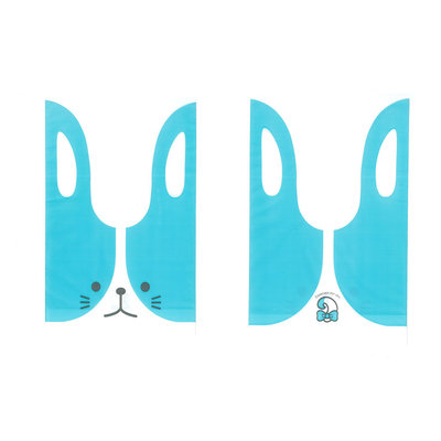 Decopatent 50 STUKS Vrolijke Traktatie Uitdeelzakjes - Plastic Traktatie zakjes - Uitdeel zakjes - Gift bags - Cadeauzakjes - Kinder Traktatie - Traktatiezakjes - Uitdeelzakjes -Trakteren - Kinderverjaardag Jongens - Afm 13.5 x 22 Cm - Kleur Blauw - Decopatent®