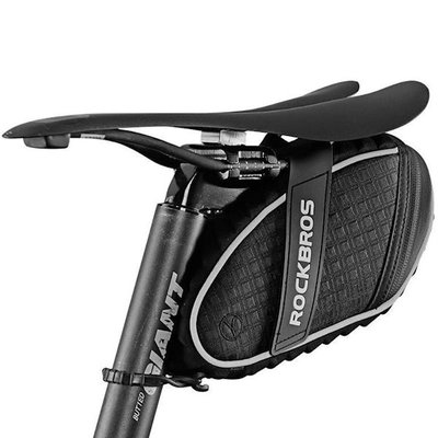 Decopatent PRO Waterbestendige Fiets Zadeltas - Zadeltas Racefiets / Fiets / Koersfiets / Mountainbike / MTB fietsen / Wielrennen - Professionele regenbestendige Zadeltas - Racefiets zadeltas / Fietstas - Zadeltasjes - Koersfiets Zadel Tas - Zwart