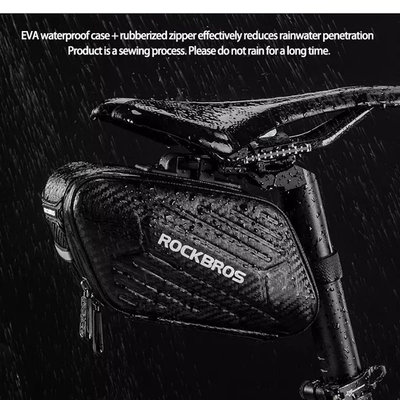 Decopatent PRO Waterbestendige Fiets Zadeltas - Zadeltas Racefiets / Fiets / Koersfiets / Mountainbike / MTB fietsen / Wielrennen - Professionele regenbestendige Zadeltas - Fietstas - Zadeltasjes - Koersfiets Zadel Tas - Zwart met Clipsluiting - Decopatent®