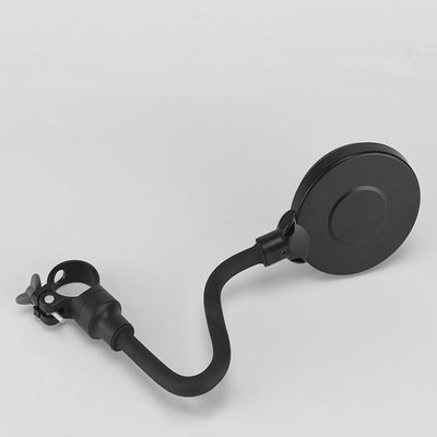 Decopatent 1x Fietsspiegel LINKS of RECHTS te gebruiken op uw Fiets / Mtb of Ebike - Universele Fiets Spiegel - Achteruitkijk spiegel 360° Verstelbaar - Fiets spiegel op stuur - Achteruit Kijk Fiets of E-bike Spiegel - ∅9 cm Zwart - Decopatent®