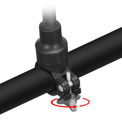 Decopatent 1x Fietsspiegel LINKS of RECHTS te gebruiken op uw Fiets / Mtb of Ebike - Universele Fiets Spiegel - Achteruitkijk spiegel 360° Verstelbaar - Fiets spiegel op stuur - Achteruit Kijk Fiets of E-bike Spiegel - ∅9 cm Zwart - Decopatent®