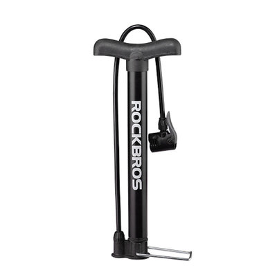 Decopatent High Pressure PRO Compacte MINI Fietspomp 120 Psi met Slang - AV & FV Ventiel - Fietspomp Voor Ventielen - Bike Pump - Staande Voet Pomp - Fiets Luchtpomp - Fietspompen voor Racefiets, Fiets, Mtb etc - Decopatent®