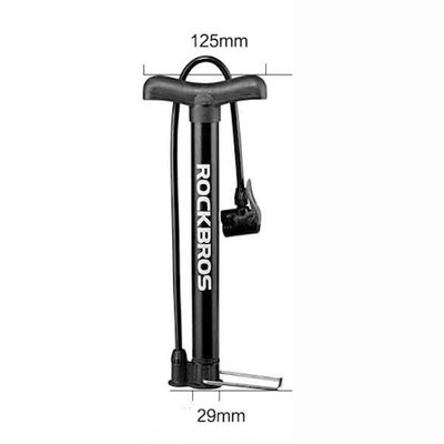 Decopatent High Pressure PRO Compacte MINI Fietspomp 120 Psi met Slang - AV & FV Ventiel - Fietspomp Voor Ventielen - Bike Pump - Staande Voet Pomp - Fiets Luchtpomp - Fietspompen voor Racefiets, Fiets, Mtb etc - Decopatent®