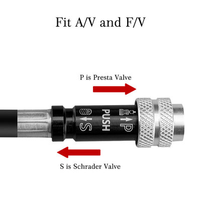 Decopatent High Pressure PRO Compacte MINI Fietspomp 150 Psi met Slang - Schrader & Presta Ventiel - Fietspomp Voor Ventielen - Bike Pump - Staande Voet Pomp - Fiets Luchtpomp - Fietspompen voor Racefiets, Fiets, Mtb etc - Decopatent®