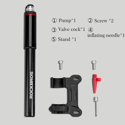 Decopatent High Pressure PRO Compacte MINI Fietspomp 150 Psi met Slang - Schrader & Presta Ventiel - Fietspomp Voor Ventielen - Bike Pump - Staande Voet Pomp - Fiets Luchtpomp - Fietspompen voor Racefiets, Fiets, Mtb etc - Decopatent®